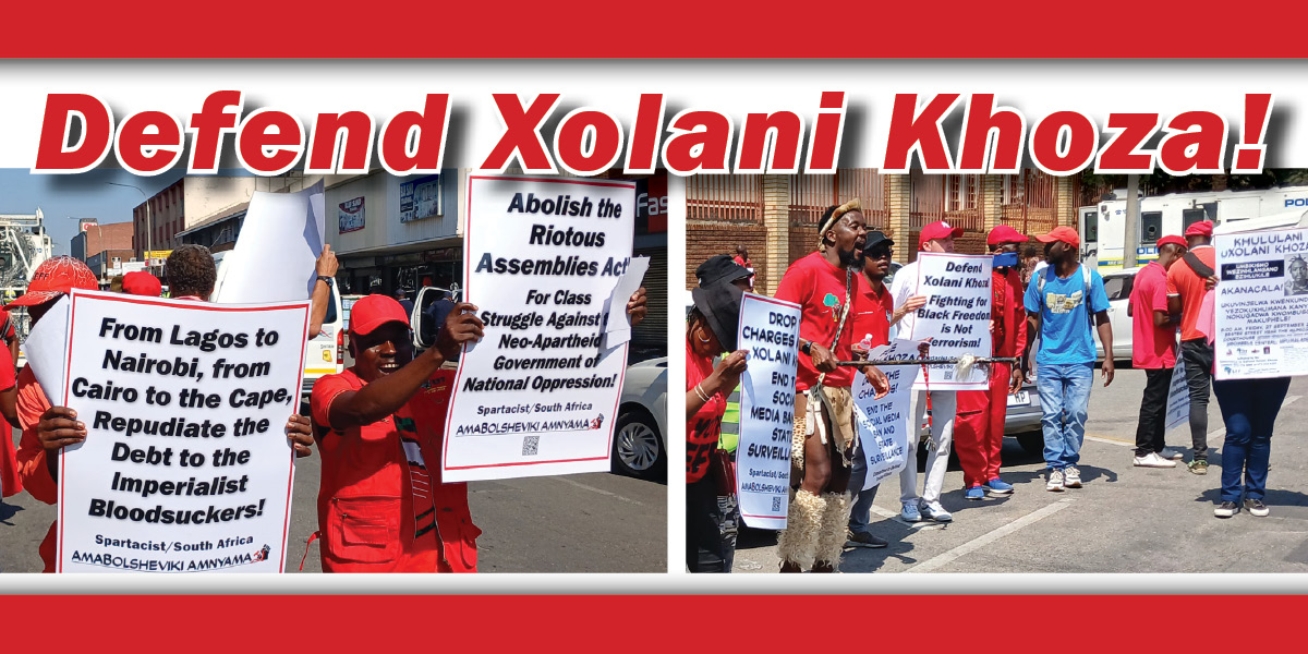 Defend Xolani Khoza!