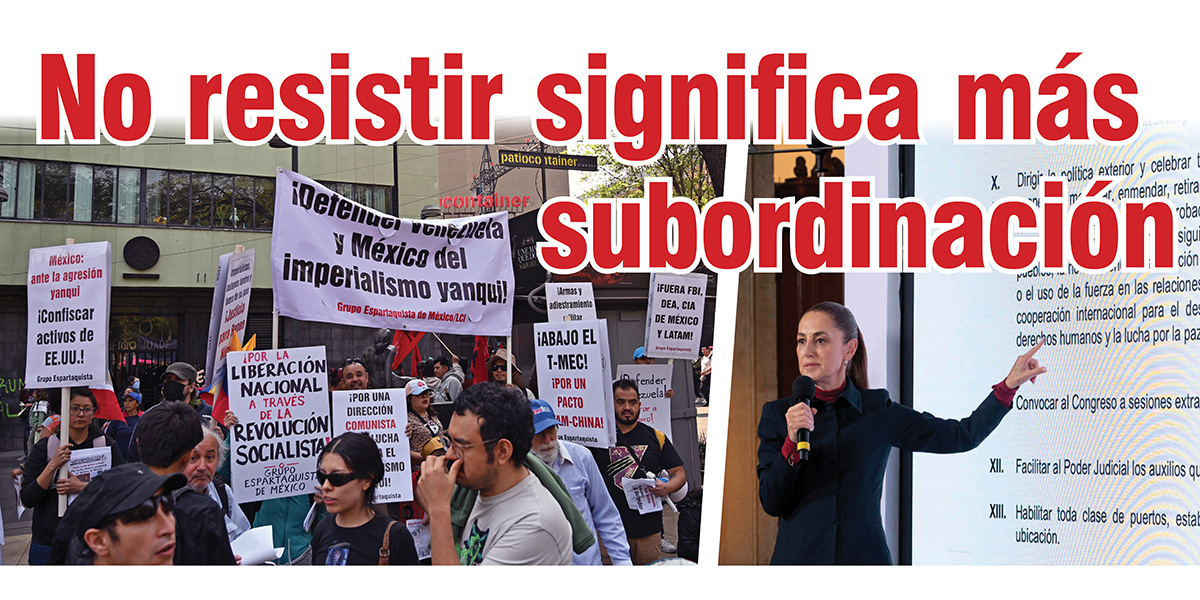 No resistir significa más subordinación