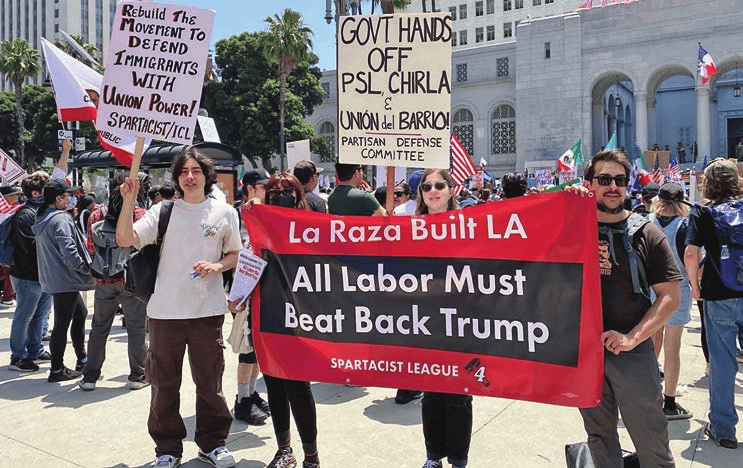 L.A., 14 June 2025: Spartacists