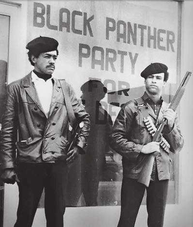 Bobby Seale and Huey Newton
