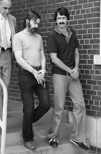 PATCO air traffic control union leaders hauled off in chains during 1981 strike