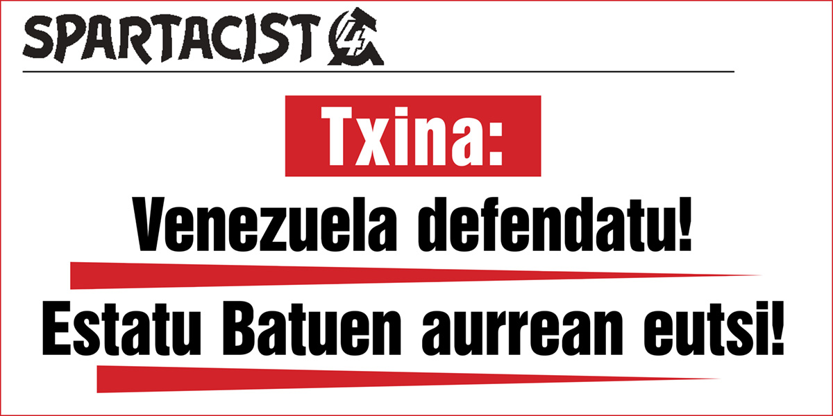 Txina: Venezuela defendatu! Estatu Batuen aurrean eutsi!
