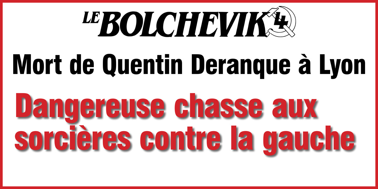 Dangereuse chasse aux sorcières contre la gauche