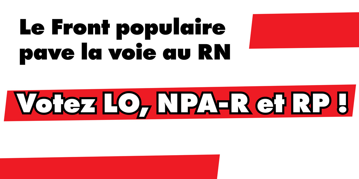 Votez LO, NPA-R et RP !