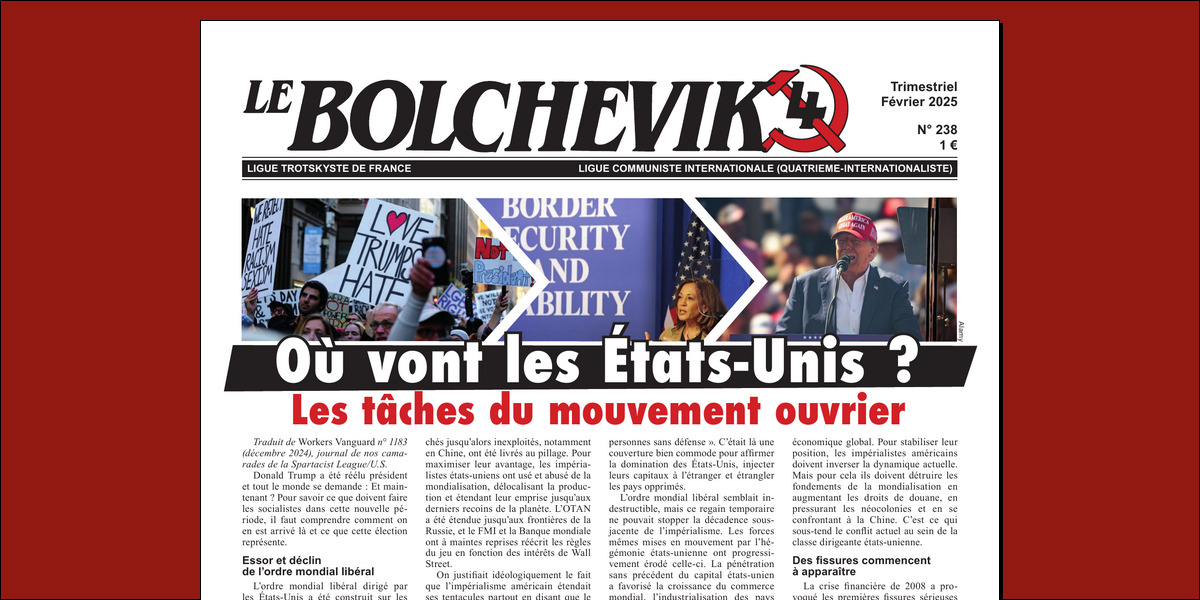 Le Bolchévik nº 238  |  22 février 2025