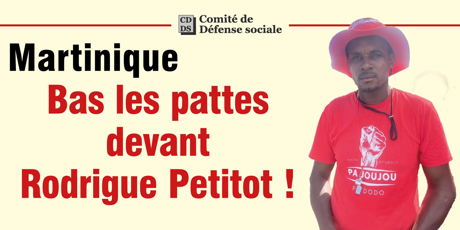 Bas les pattes devant ­Rodrigue Petitot !