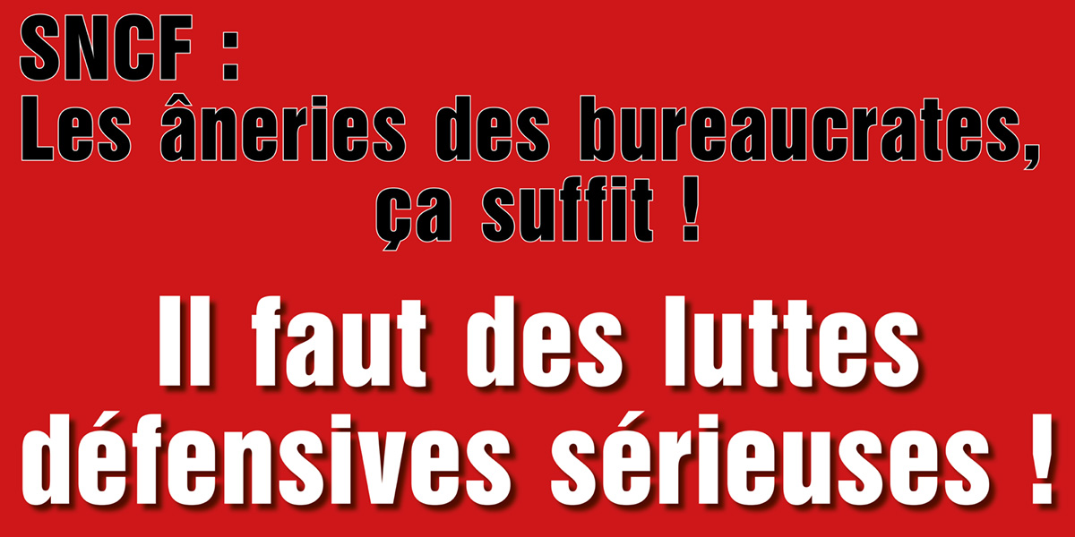 Il faut des luttes défensives sérieuses!