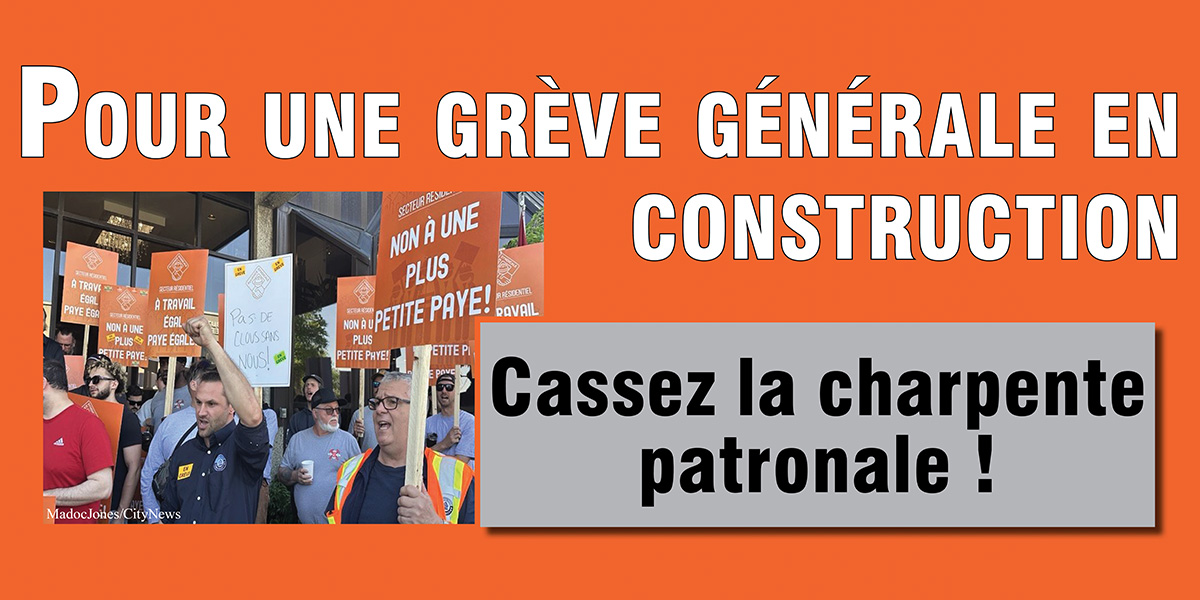 Pour une grève générale en construction  |  2 juin 2025