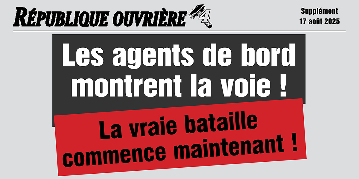 Les agents de bord montrent la voie ! La vraie bataille commence maintenant !