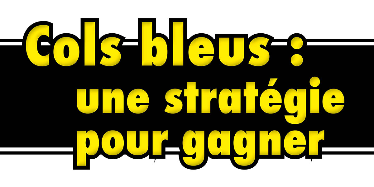 Cols bleus : une stratégie pour gagner