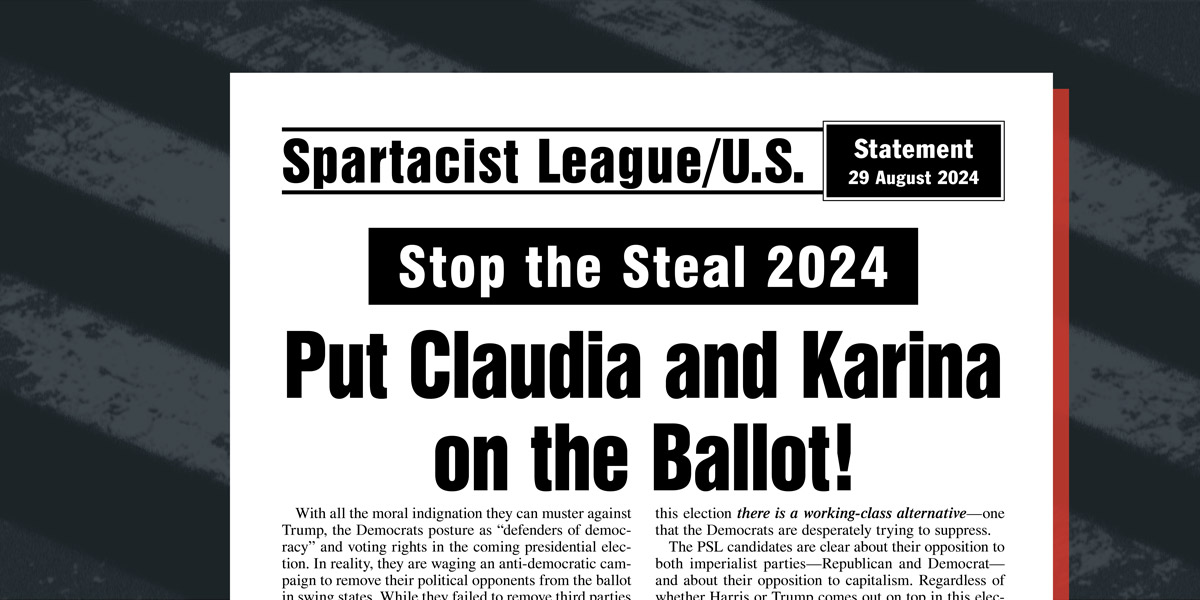 Stop the Steal 2024 | Put Claudia and Karina on the Ballot!