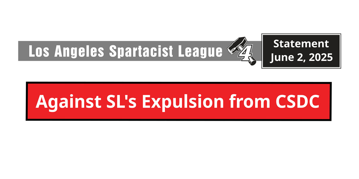Against SL's Expulsion from CSDC