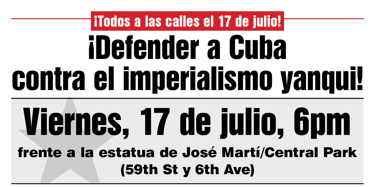 ¡Defender a Cuba contra el imperialismo yanqui!