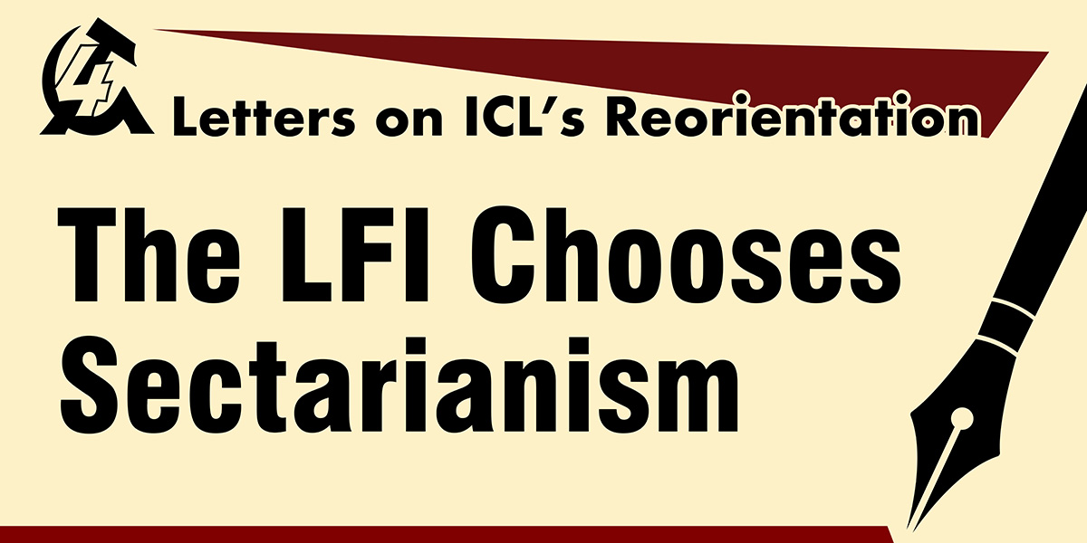 The LFI Chooses Sectarianism