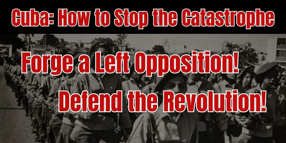 Cuba: How to Stop the Catastrophe