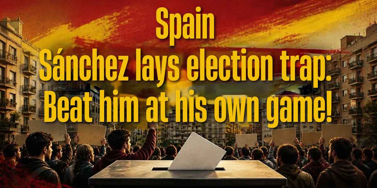 Sánchez lays election trap: Beat him at his own game!