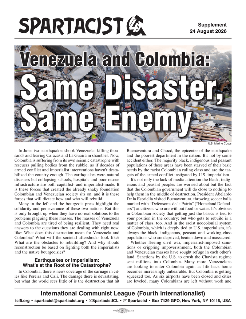 Venezuela and Colombia: Same Disaster, Same Enemy