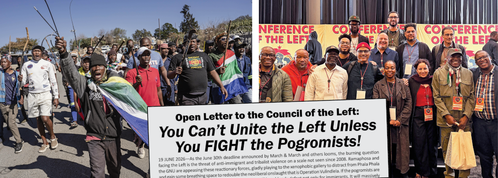 Anti-immigrant riots in South Africa, SACP-led Conference of the Left, Spartacist South Africa leaflet