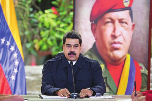 Maduro, successor to the Chavista Bolivarian Revolution