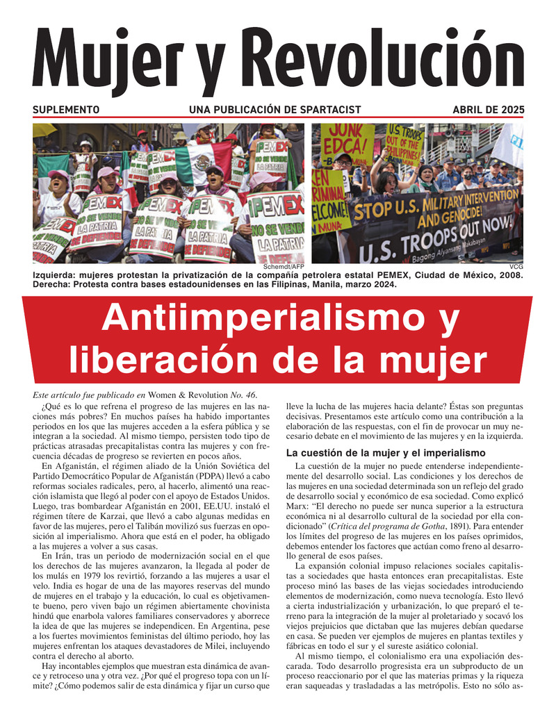 suplemento Spartacist (edición en español)  |  30 de abril de 2025