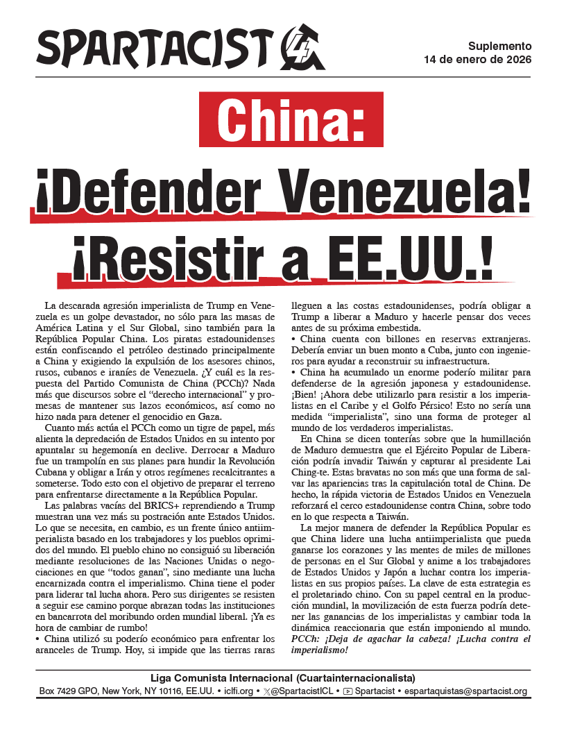 China: ¡Defender Venezuela! ¡Resistir a EE.UU.!