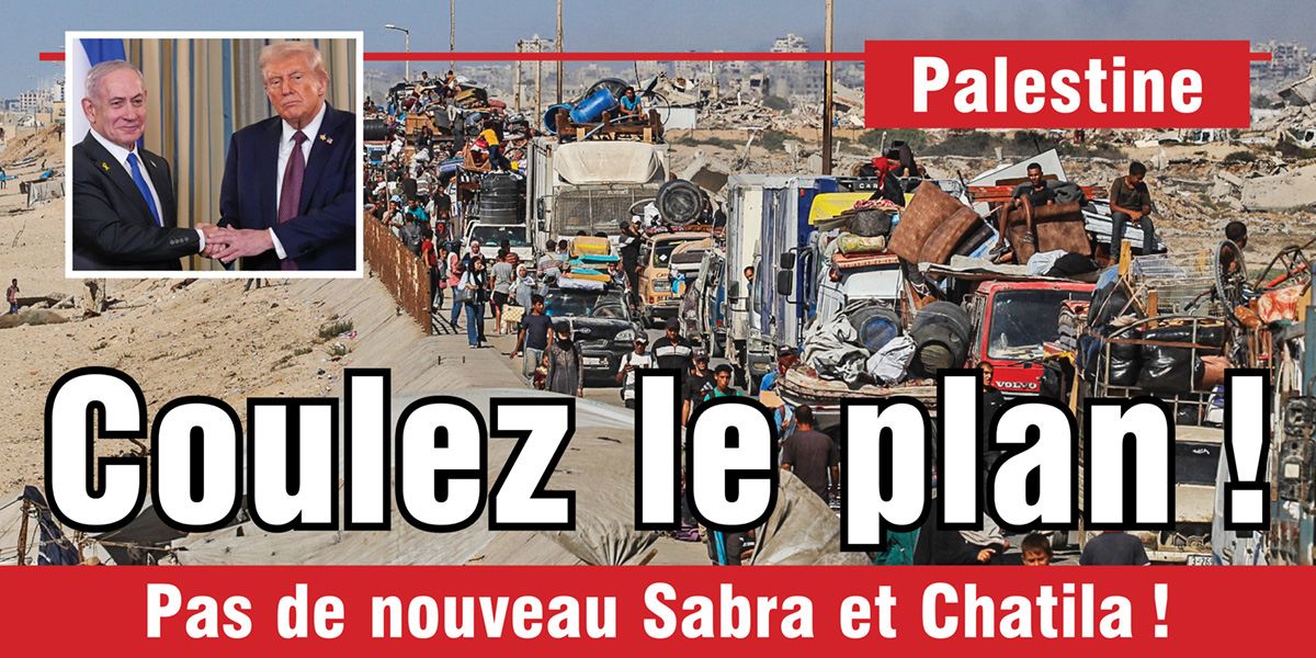 Palestine - Coulez le plan !