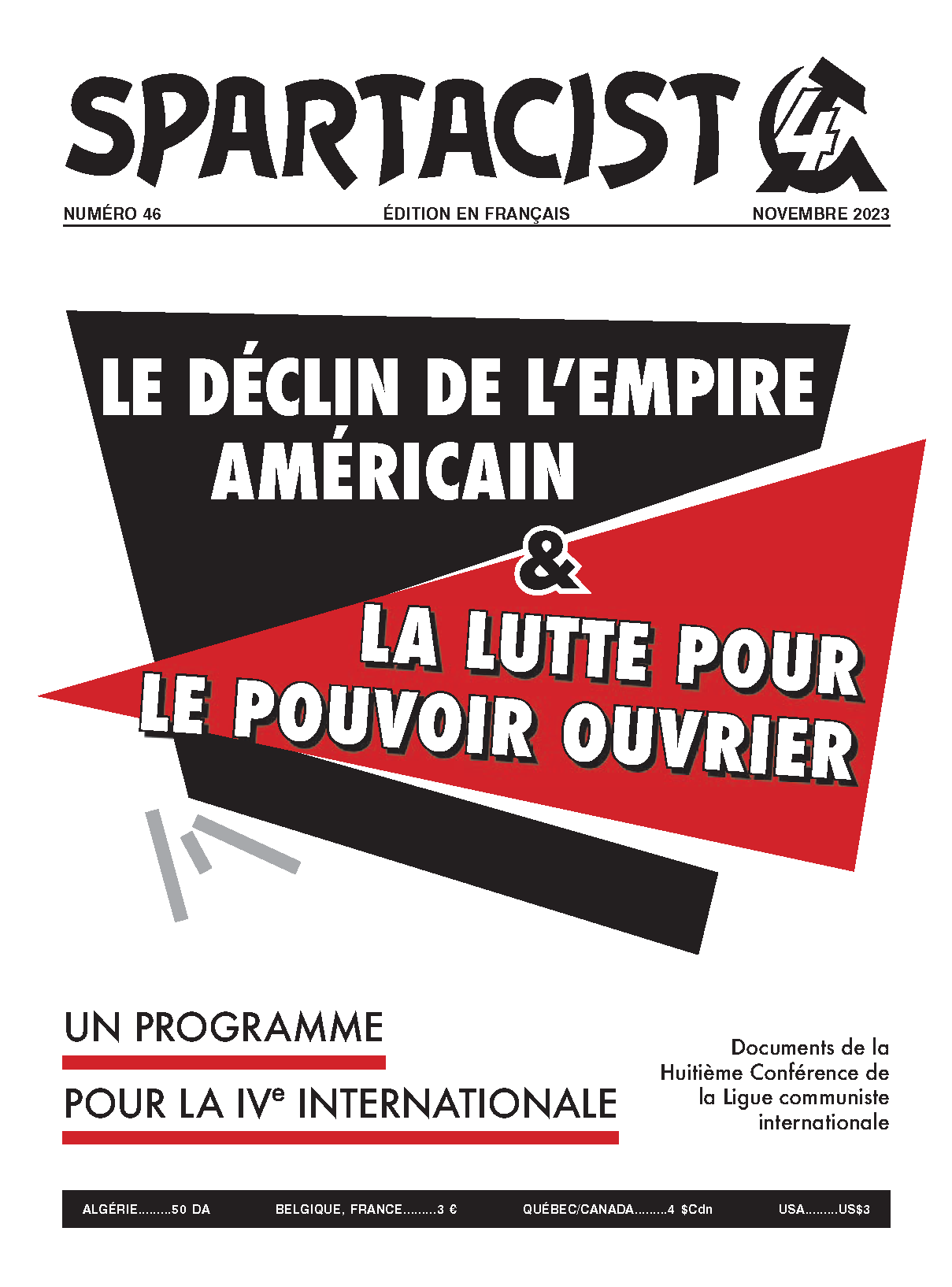 Spartacist (édition en Français) מס' 46  |  28 בנובמבר 2023