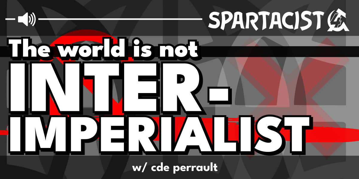 The world is not inter-imperialist