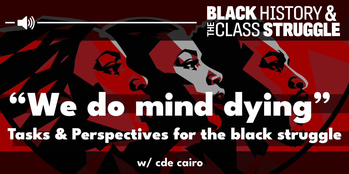 “We do mind dying”