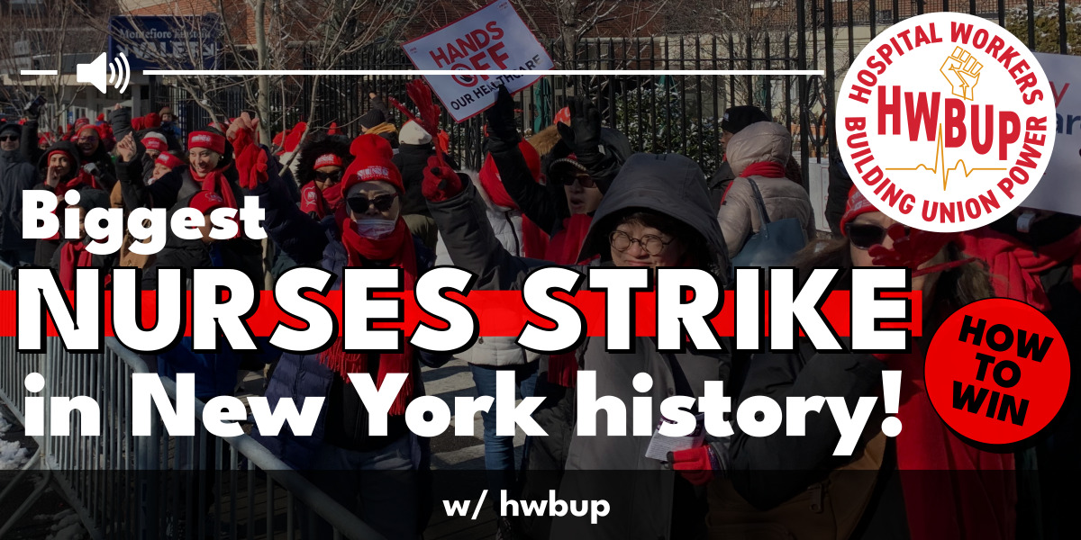 Biggest nurses strike in New York history!