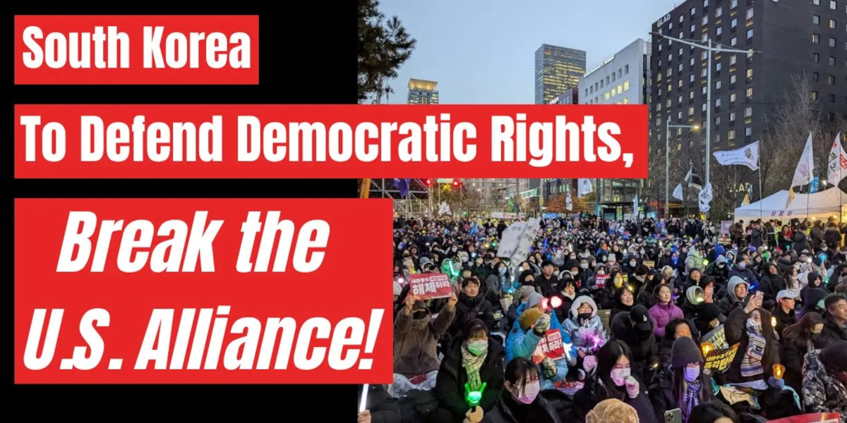 South Korea: To Defend Democratic Rights, Break the U.S. Alliance!  |  19 November 2024