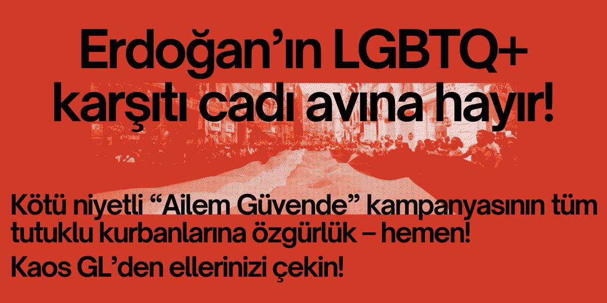 Erdoğan’ın LGBTQ+ karşıtı cadı avına hayır!