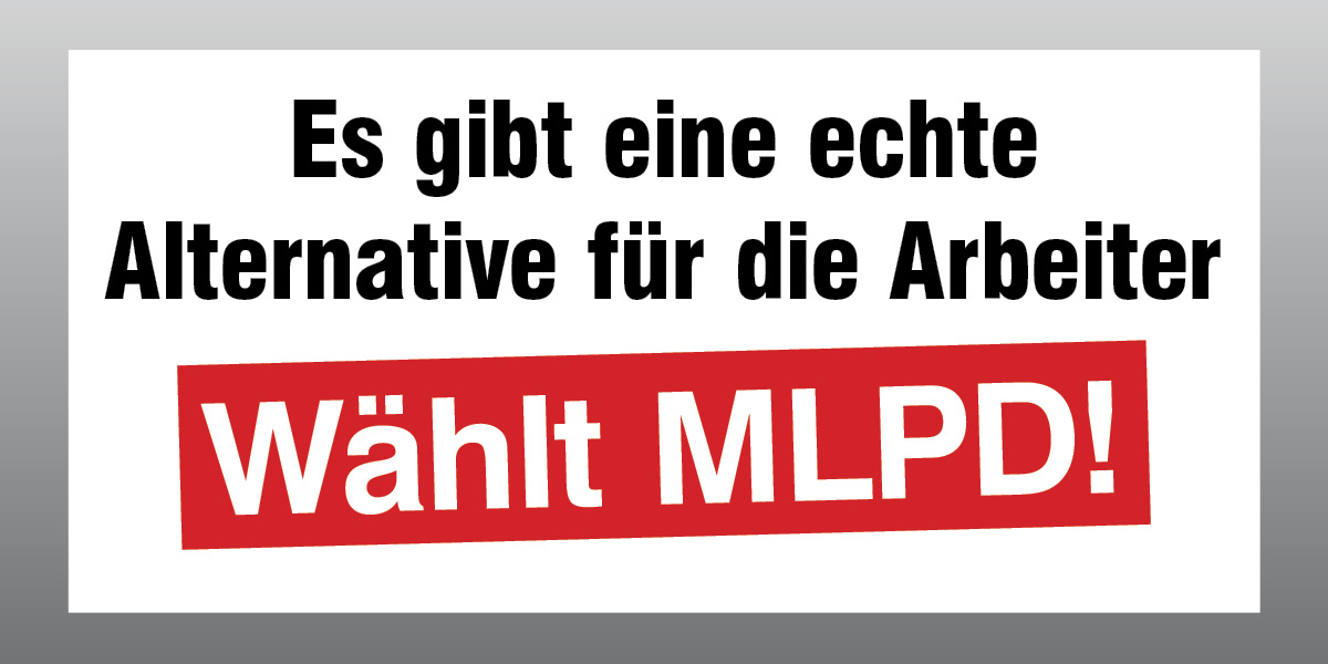 Wählt MLPD!