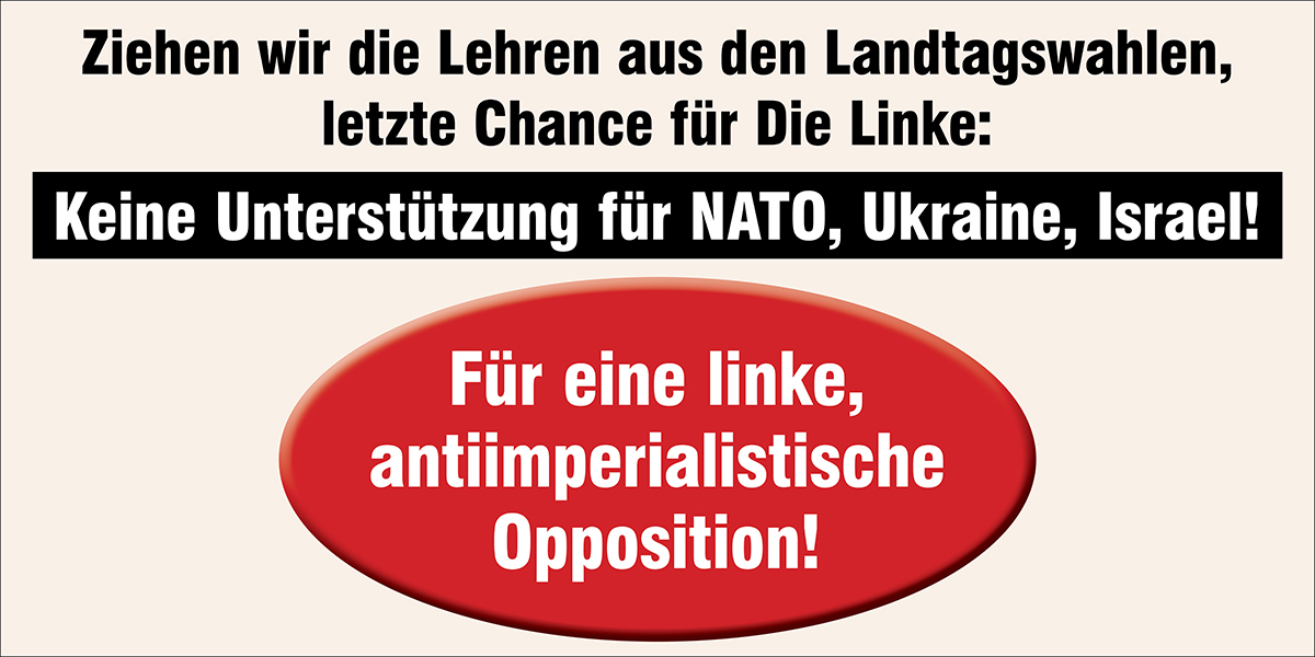 Für eine linke, antiimperialistische Opposition!