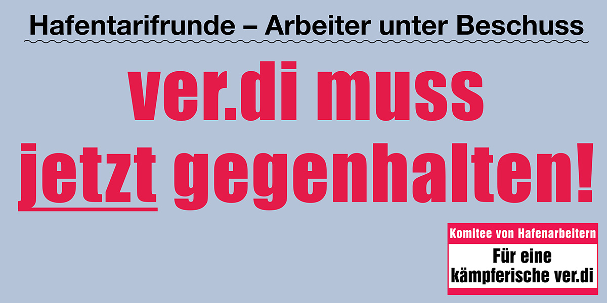 ver.di muss jetzt gegenhalten!