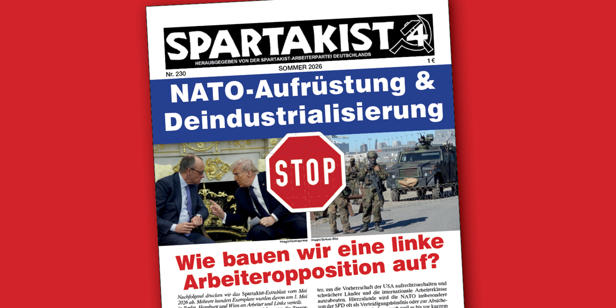 Spartakist Nr. 230  |  10. Juni 2026