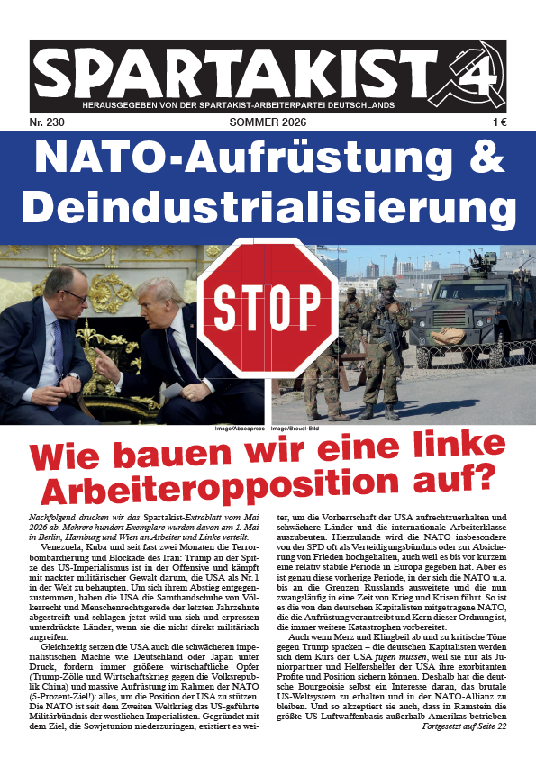 Spartakist Nr. 230  |  10. Juni 2026
