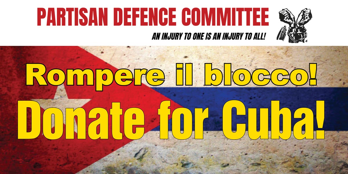 Rompere il blocco! Donate for Cuba!