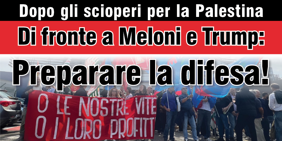 Di fronte a Meloni e Trump: Preparare la difesa!