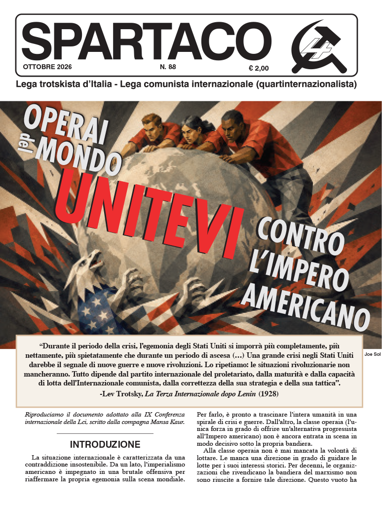 Spartaco n. 88  |  17 ottobre 2026