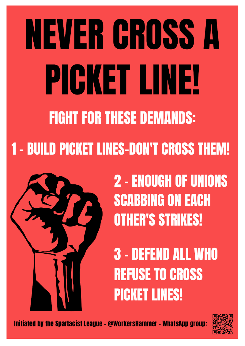 BUILD PICKET LINES - DON'T CROSS THEM!  |  14 February 2023