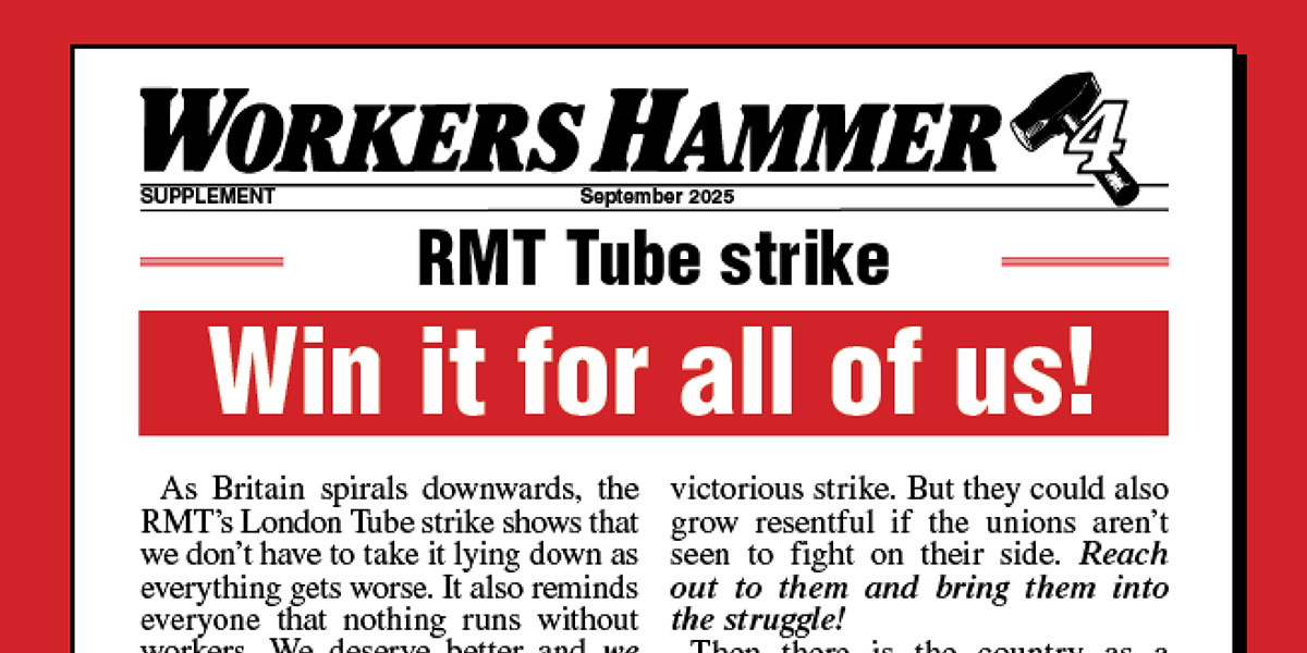 RMT Tube strike | Win it for all of us!