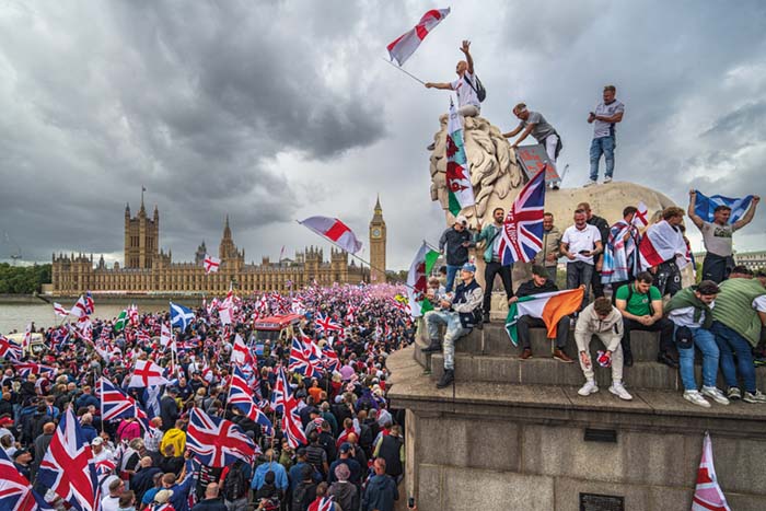 13 September Unite the Kingdom rally in London
