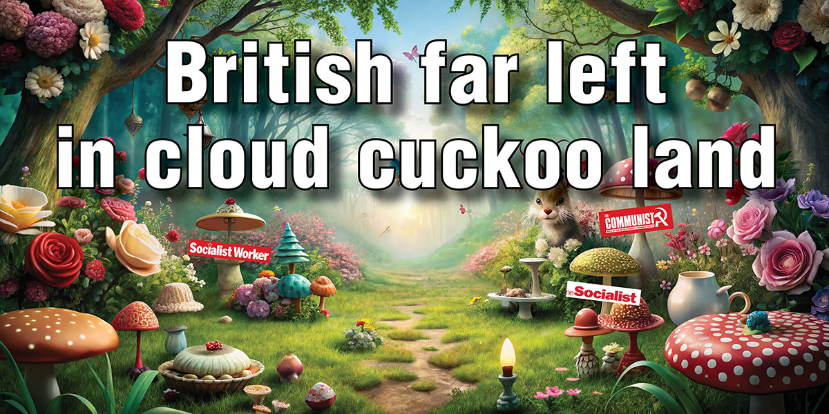 British far left in cloud cuckoo land