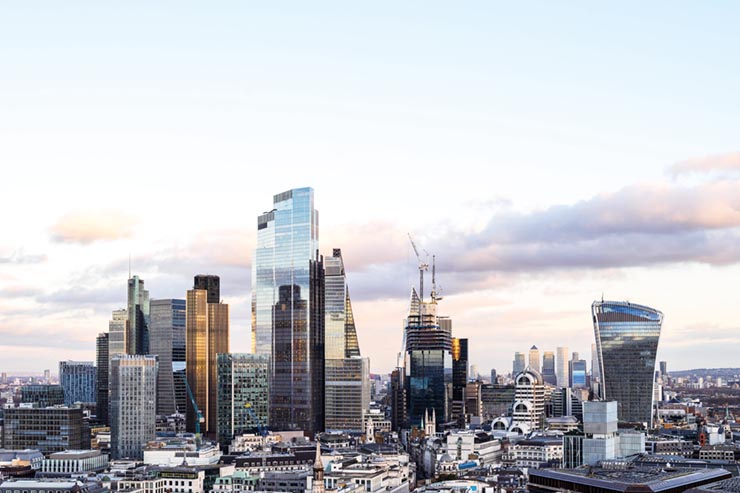 City of London skyline