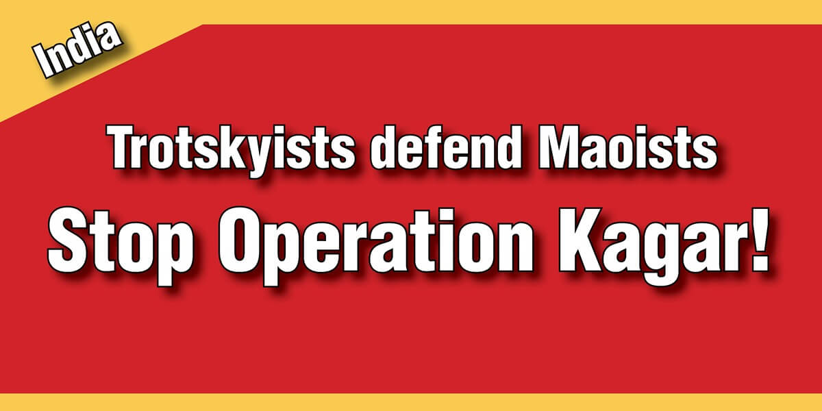 India: Stop Operation Kagar!