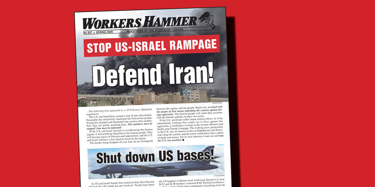 Workers Hammer No. 257  |  21 March 2026