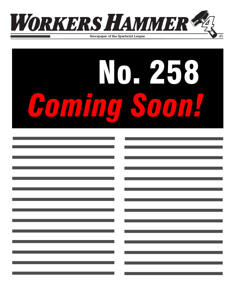 Workers Hammer No. 258 | 3 September 2026