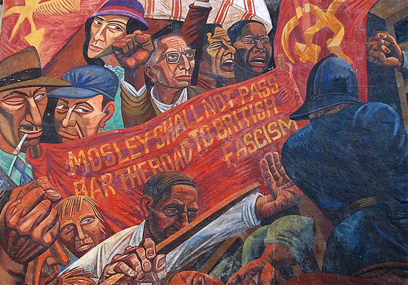 Battle of Cable Street mural