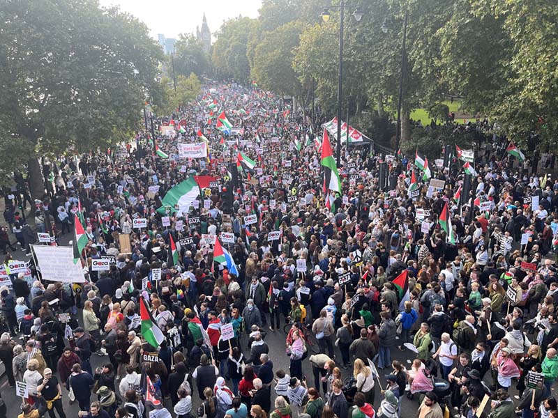 Palestine demonstration, London, 11 October 2025